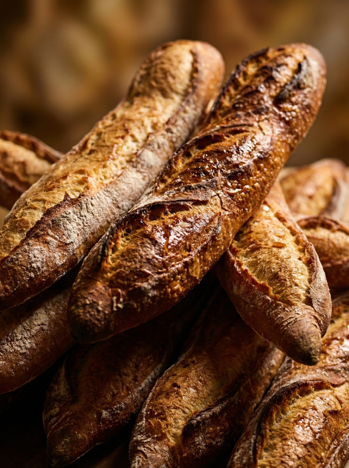 Baguettes tradition artisanales croustillantes boulangerie Civrieux d'Azergues