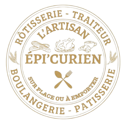 Logo de L’Artisan Épicurien, rôtisserie, traiteur, boulangerie et pâtisserie.