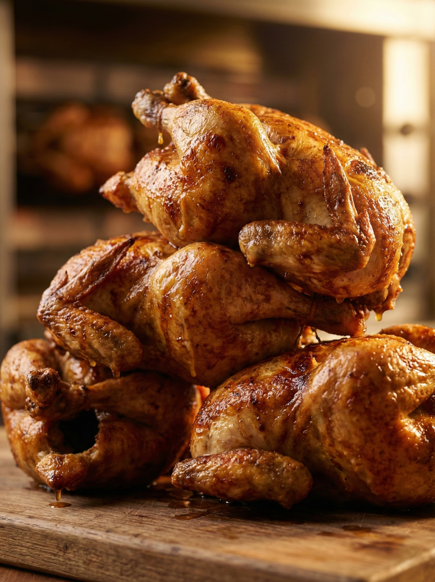 Rôtisserie poulet fermier cuit à la broche à emporter 69380